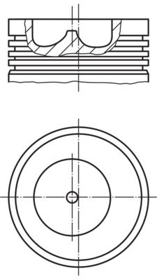 Zuiger - 0159201 - MAHLE