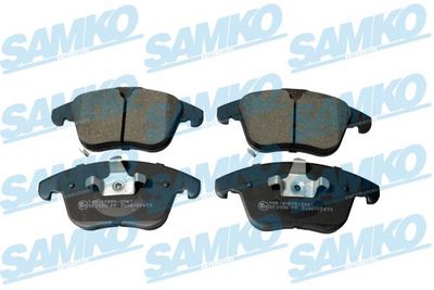 Sada brzdových doštičiek, kotúčová brzda SAMKO 5SP2473