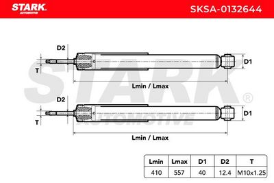 амортисьор STARK SKSA-0132644