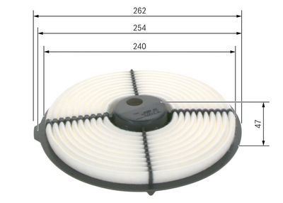BOSCH Oro filtras
