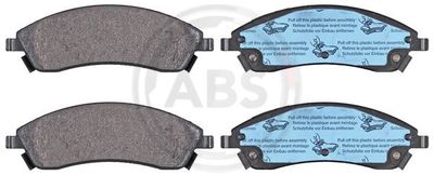 Zestaw klocków hamulcowych, hamulce tarczowe A.B.S. 37570