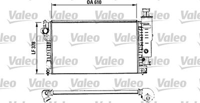 VALEO 730575 Радіатор охолодження двигуна для PEUGEOT (Пежо)