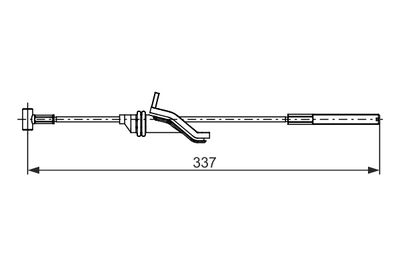 Cable Pull, parking brake 1 987 482 743