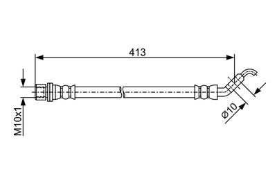 BREMSSCHLAUCH BOSCH 1987481911 4