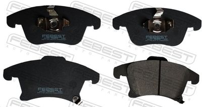 Комплект тормозных колодок, дисковый тормоз FEBEST 2101-MONVF для FORD S-MAX