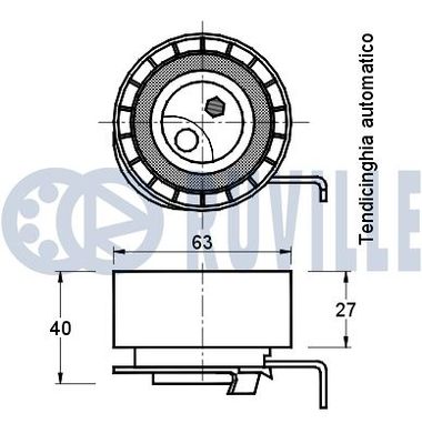 ROLA INTINZATOR CUREA DISTRIBUTIE RUVILLE 540556 1