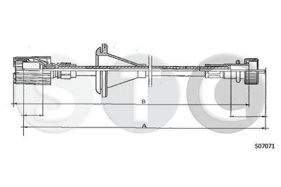 Hřídel tachometru STC T481180