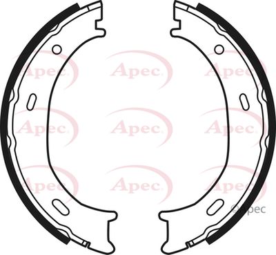 Brake Shoe Set, parking brake APEC SHU617