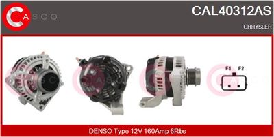 CASCO CAL40312AS Генератор для CHRYSLER VOYAGER IV (RG, RS)
