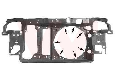 Облицовка передка VAN WEZEL 5825678 для VW POLO
