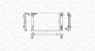 Kylare, motorkylning MAGNETI MARELLI 350213196500