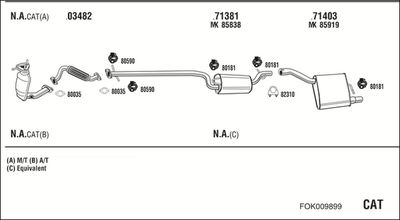 SISTEM DE ESAPAMENT WALKER FOK009899