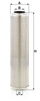 Hydraulisch filter (patroon) past: DAEWOO DH150LC-7, DH150W-7, DH200W, DH215-7, DH220ED, DH220LC, DH220LC-7, DH225LC-7  HITACHI CX1100, EX100, EX1000, EX100-2, EX100-3, EX100-5, EX100M, EX100M-2