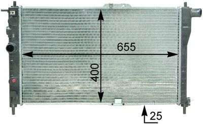 RADIATOR RACIRE MOTOR MAHLE CR1307000P 9