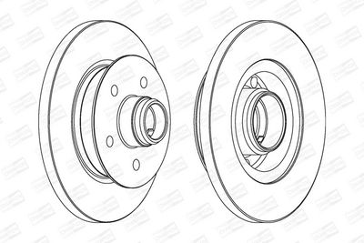 BREMSSCHEIBE CHAMPION 561437CH1 1