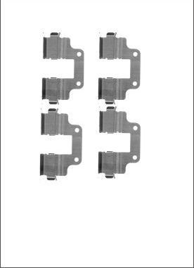 MOTAQUIP LVMK1124 Скоба тормозного суппорта  для LAND ROVER FREELANDER 2 (L359) 2.2 TD4 4x4