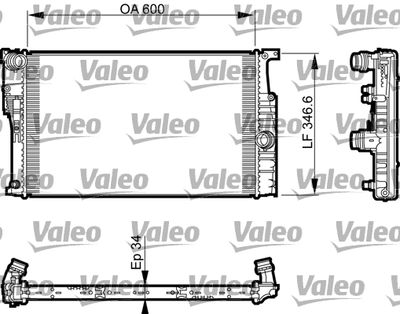 VALEO 735456 Крышка радиатора  для BMW 4 (Бмв 4)