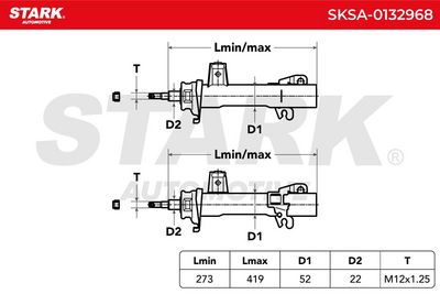 амортисьор STARK SKSA-0132968
