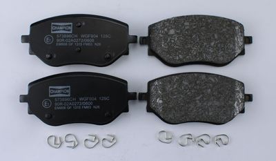 CHAMPION Stabdžių trinkelių rinkinys, diskinis stabdys
