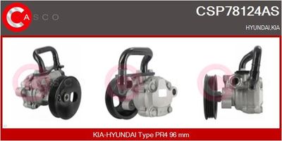 Гидравлический насос, рулевое управление CASCO CSP78124AS для HYUNDAI GETZ