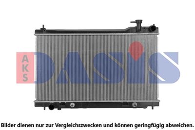 Радиатор, охлаждение двигателя AKS DASIS 070207N для INFINITI G