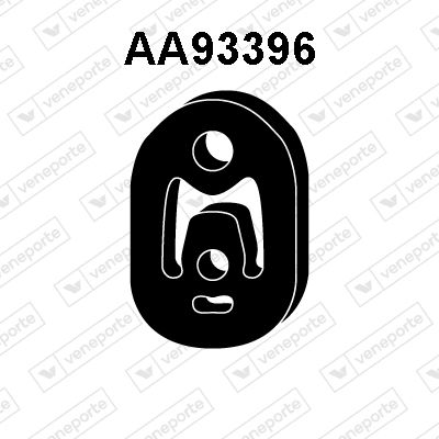 Резиновые полоски, система выпуска VENEPORTE AA93396 для MERCEDES-BENZ E-CLASS