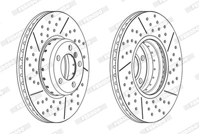 DISC FRANA FERODO DDF2614VC1 2