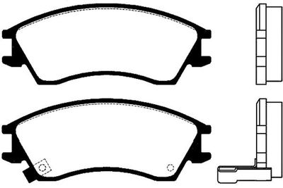 Kavo Parts Stabdžių trinkelių rinkinys, diskinis stabdys