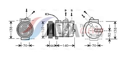 COMPRESOR CLIMATIZARE AVA Clever Choice AIAK150