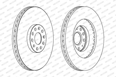 DISC FRANA FERODO DDF1504C1 1