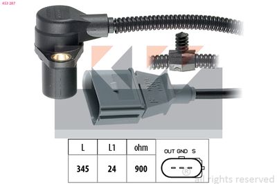 Generátor impulsů, klikový hřídel KW 453 287