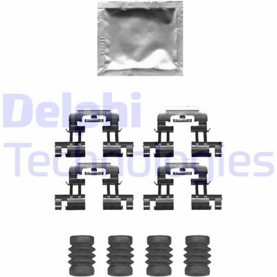 Комплектующие, колодки дискового тормоза DELPHI LX0677 для MAZDA 3