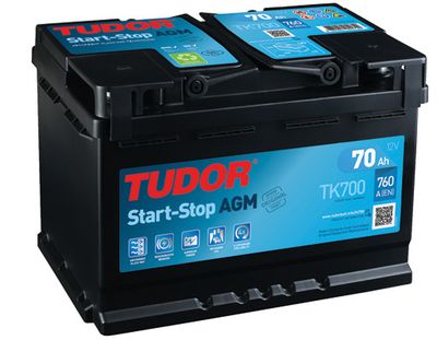 Стартерная аккумуляторная батарея TUDOR TK700 для OPEL CASCADA