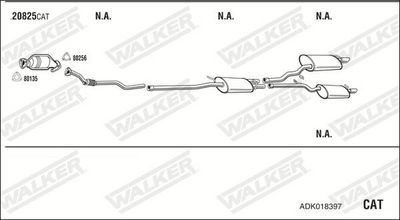 SISTEM DE ESAPAMENT WALKER ADK018397