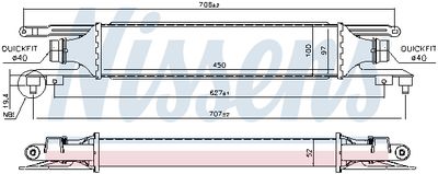 INTERCOOLER COMPRESOR NISSENS 96464 4
