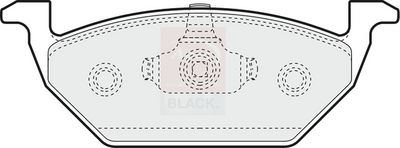 APEC Brake Pad Set, disc brake PAD1062B