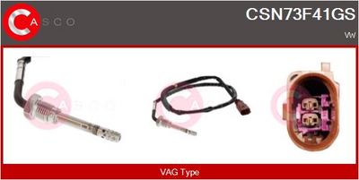 SENZOR TEMPERATURA GAZE EVACUARE