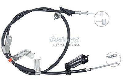 Тросик, cтояночный тормоз ASHUKI by Palidium ASH3-1551 для SUBARU FORESTER