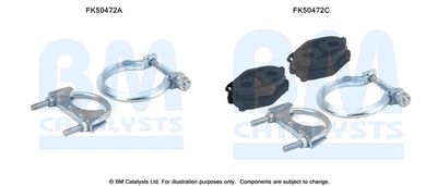 Zestaw montażowy, rura wydechowa BM CATALYSTS FK50472