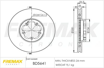 Disque de frein FREMAX