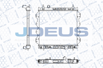 Радиатор, охлаждение двигателя JDEUS M-053001A для CHRYSLER PT