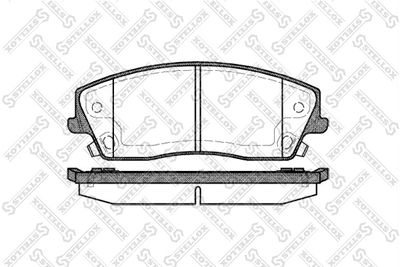 Комплект тормозных колодок, дисковый тормоз STELLOX 002 013-SX для CHRYSLER 300C