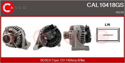 GENERATOR / ALTERNATOR CASCO CAL10418GS