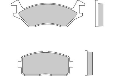 Комплект тормозных колодок, дисковый тормоз E.T.F. 12-0189 для TOYOTA STARLET