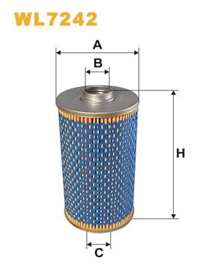WIX FILTERS WL7242 Масляный фильтр  для BMW 7 (E38) 730 i, iL