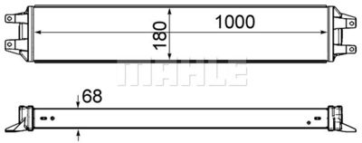 Oljekylare, motor MAHLE CLC 208 000P