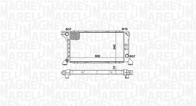 MAGNETI MARELLI Kühler, Motorkühlung