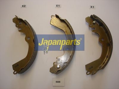 JAPANPARTS Stabdžių trinkelių komplektas
