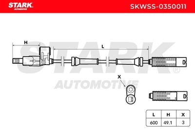 датчик, обороти на колелото STARK SKWSS-0350011