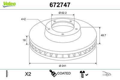 Brake Disc 672747